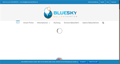 Desktop Screenshot of bluesky-ballonfahrten.de